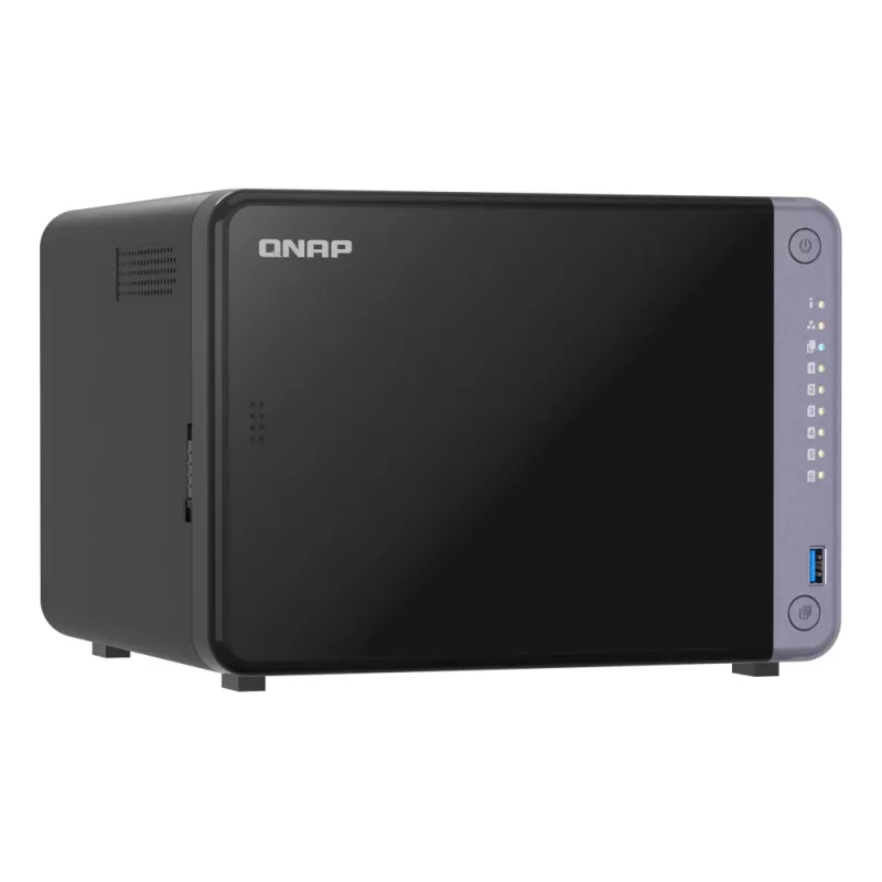 QNAP TS-632X-4G NAS/serveris bokštinis Alpine AL-524 4 GB DDR4 QNAP QTS Juoda