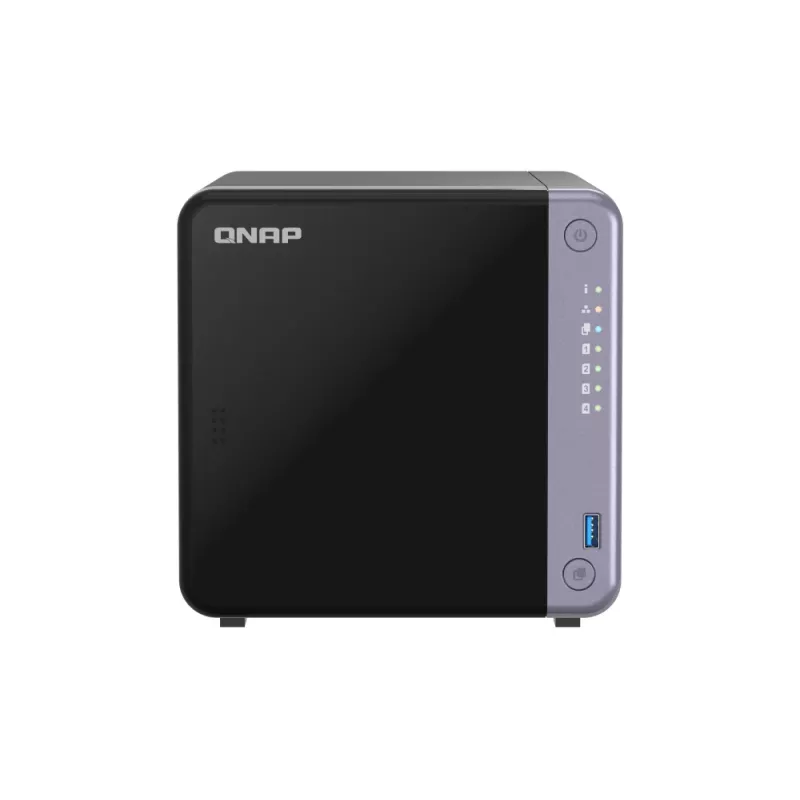 QNAP TS-432X-4G NAS/serveris bokštinis Alpine Alpine AL-524 4 GB DDR4 QNAP QTS Juoda