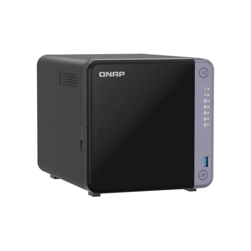 QNAP TS-432X-4G NAS/serveris bokštinis Alpine Alpine AL-524 4 GB DDR4 QNAP QTS Juoda