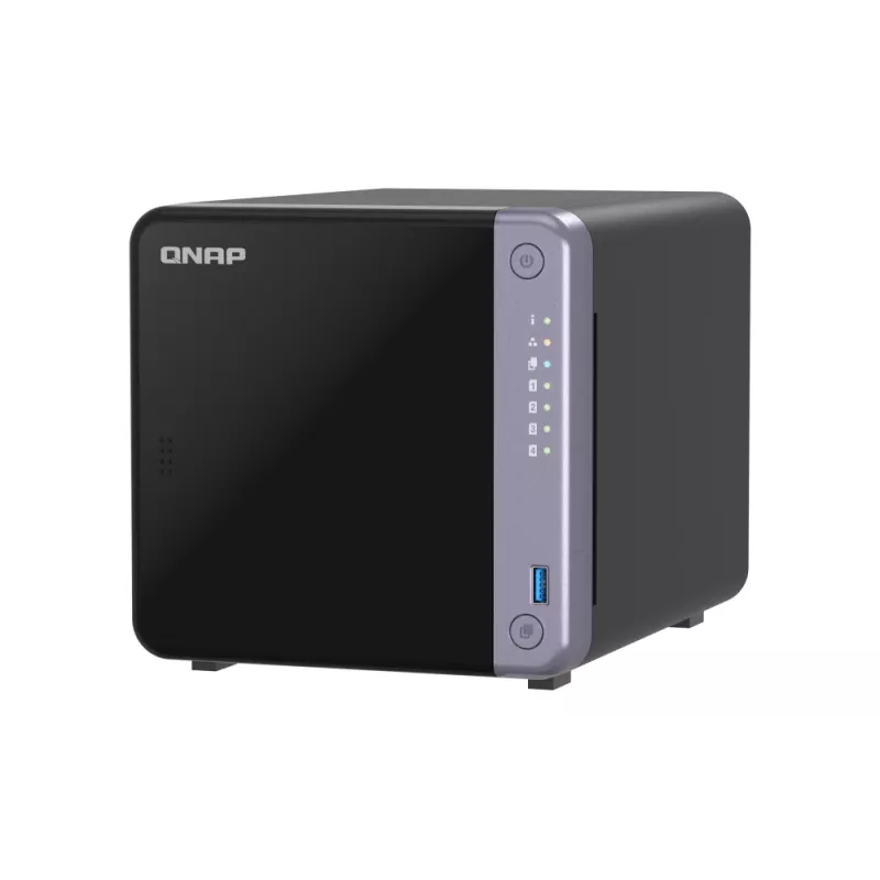 QNAP TS-432X-4G NAS/serveris bokštinis Alpine Alpine AL-524 4 GB DDR4 QNAP QTS Juoda