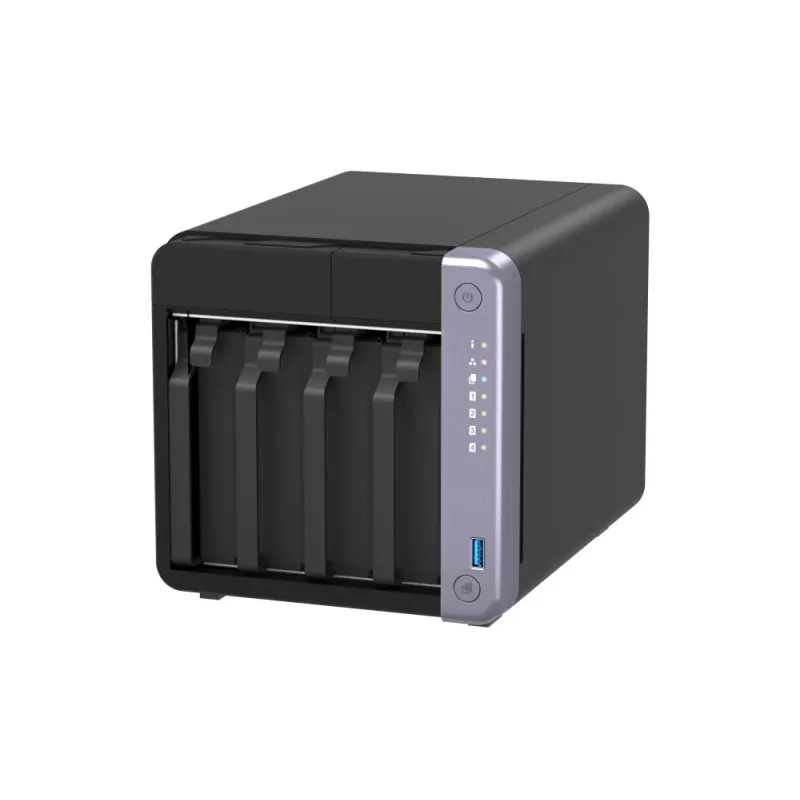 QNAP TS-432X-4G NAS/serveris bokštinis Alpine Alpine AL-524 4 GB DDR4 QNAP QTS Juoda
