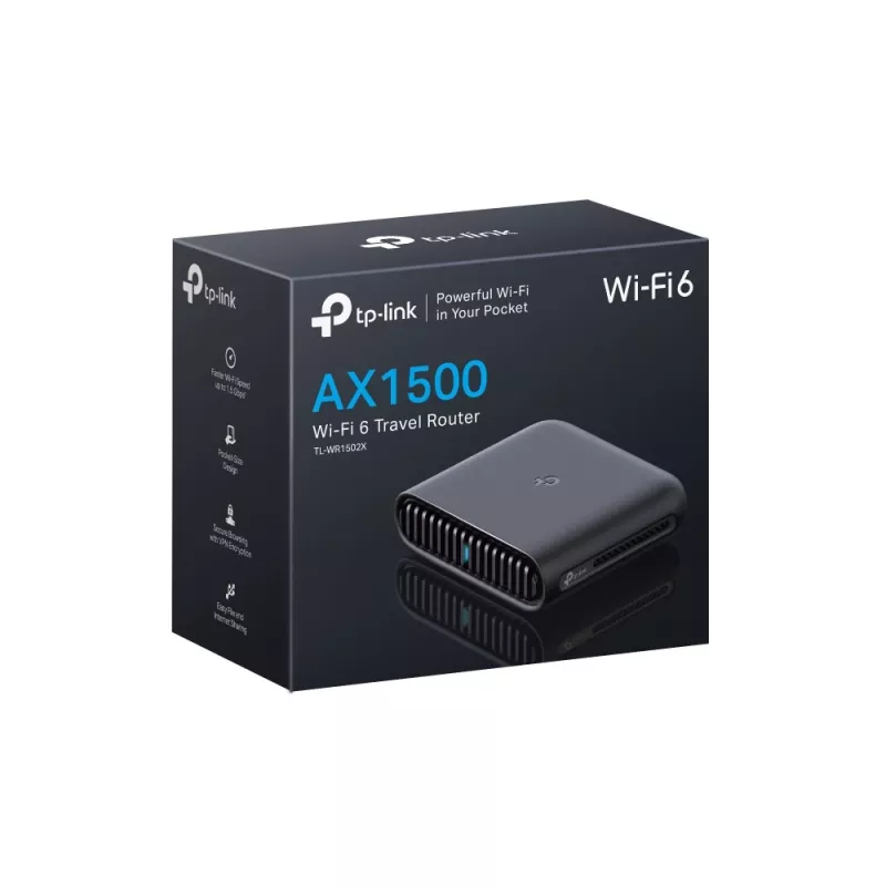 TP-Link AX1500 Wi-Fi 6 kelioninis maršrutizatorius