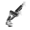 Universalaus ergonominio biuro dviejų monitorių stalinis laikiklis, dujinis spyruoklinis 17-35 15kg, VESA 75x75 / 100x100, ER-446