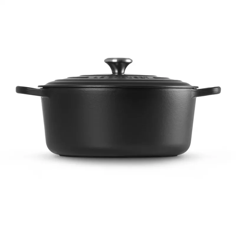 Le Creuset Signature Apvalus ketaus puodas 8.1L Juodas 30cm