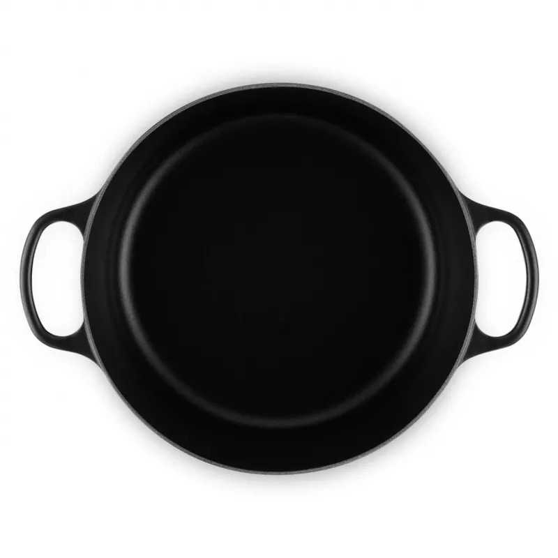 Le Creuset Signature Apvalus ketaus puodas 8.1L Juodas 30cm