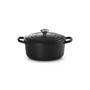Le Creuset Signature apvalus puodas 3,3 L juodas
