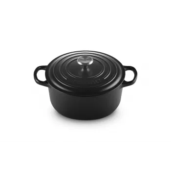 Le Creuset Signature apvalus puodas 3,3 L juodas