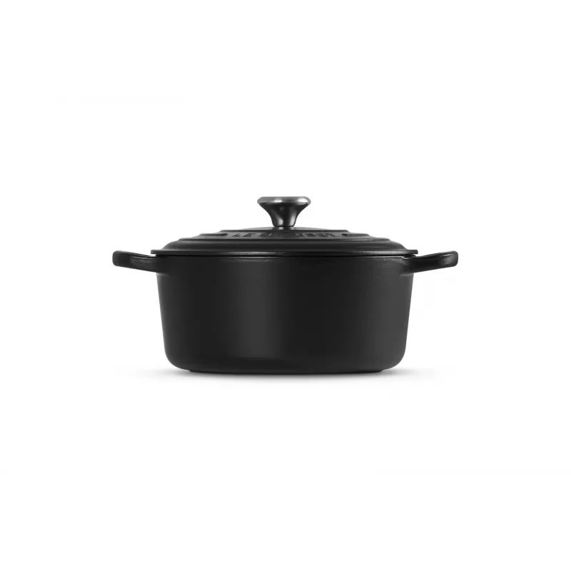Le Creuset Signature apvalus puodas 3,3 L juodas