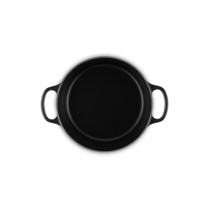 Le Creuset Signature apvalus puodas 3,3 L juodas