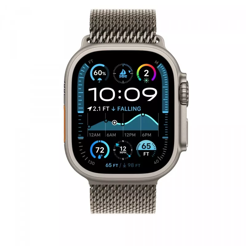 Natūralaus titano Milano kilpa 49 mm - L