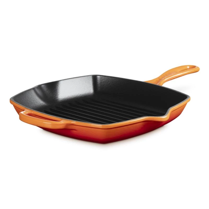 Le Creuset Signature kvadratinė grilio keptuvė 26cm orkaitės raudona (20183260900422)
