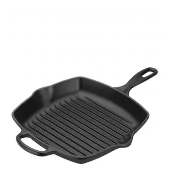 Le Creuset Signature Square Grill Keptuvė 26cm satin black (20183260000422)