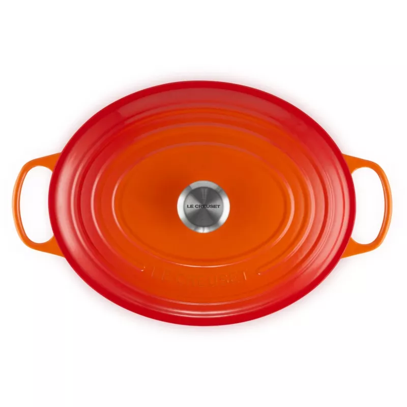 Le Creuset Signature keptuvė ovali 33cm oranžinė raudona (21178330902430)