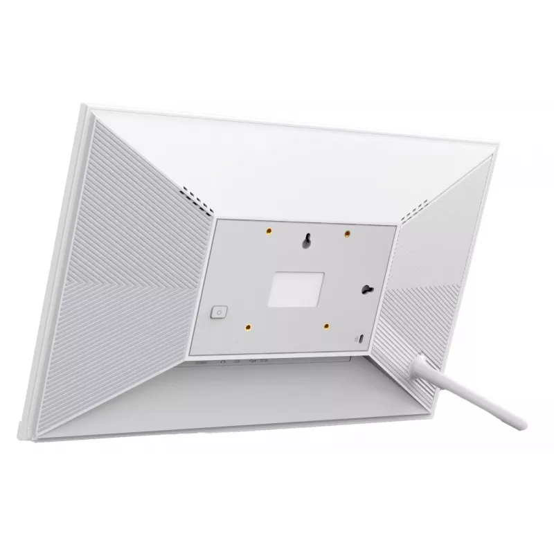 Denver PFF-1503WMK2 15.6 colių Wi-Fi skaitmeninis nuotraukų rėmelis, baltas