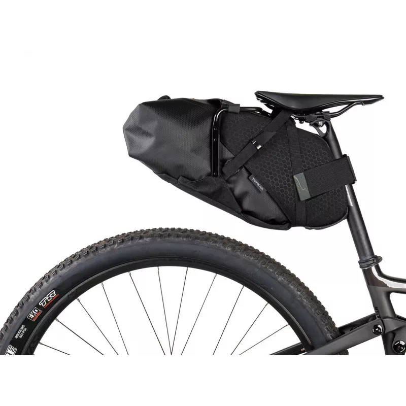 Krepšys ant balno TOPSAK BackLoader X 15L Juodas – bagažinė ant galinio balno, 15 L talpa
