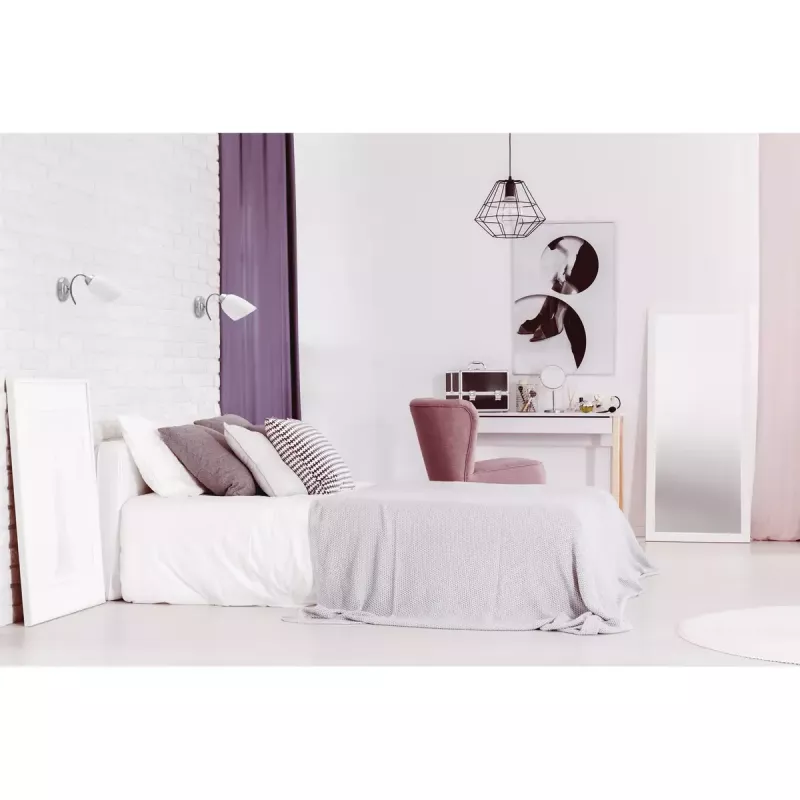 Sieninis šviestuvas ActiveJet NIKITA nikelio spalvos, vienas šviesos šaltinis, E27, IP20, 220–240V, max 60W