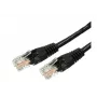 Patch kabelis cat.5e RJ45 UTP 0,5m juodas – pakuotė po 10 vnt.