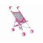 Vežimėlis lėlėms milly mally Julia Prestige Pink kompaktiškas lengvas modelis 2722