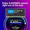 Nešiojamo kompiuterio atmintis DDR5 CSODIMM 32GB (1×32GB) / 6400 CL52