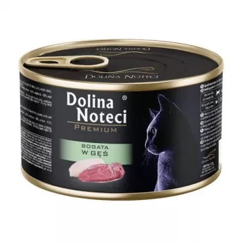 DOLINA NOTECI Premium Rich in goose - šlapias ėdalas katėms - 185g