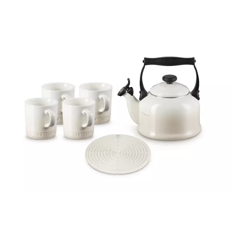 Le Creuset Traditional Stovetop Kettle, 2,1 l, Meringue (40102027160000)