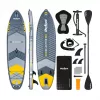 Pripučiama SUP lenta Rebel ACTIVE 350x81x15 cm komplektas - modelis RBA-4500, universali ir turistinė irklenė