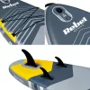 Pripučiama SUP lenta Rebel ACTIVE 350x81x15 cm komplektas - modelis RBA-4500, universali ir turistinė irklenė