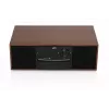 Mini bokštinė muzikos sistema JVC RD-E761, 2x8W RMS, Bluetooth 4.2, USB, CD, FM, medinis korpusas, juoda