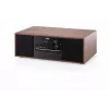 Mini bokštinė muzikos sistema JVC RD-E761, 2x8W RMS, Bluetooth 4.2, USB, CD, FM, medinis korpusas, juoda