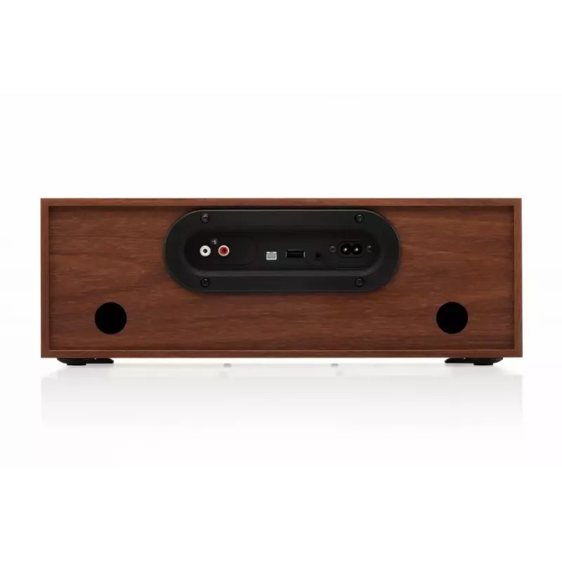 Mini bokštinė muzikos sistema JVC RD-E761, 2x8W RMS, Bluetooth 4.2, USB, CD, FM, medinis korpusas, juoda