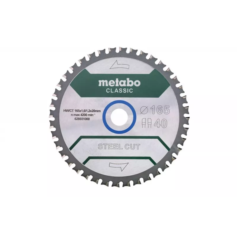 Pjūklo diskas Metabo 628651000 16,5 cm metalui
