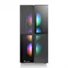 PC korpusas Thermaltake Versa T26 TG ARGB Midi Tower juodas