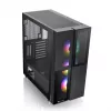 PC korpusas Thermaltake Versa T26 TG ARGB Midi Tower juodas