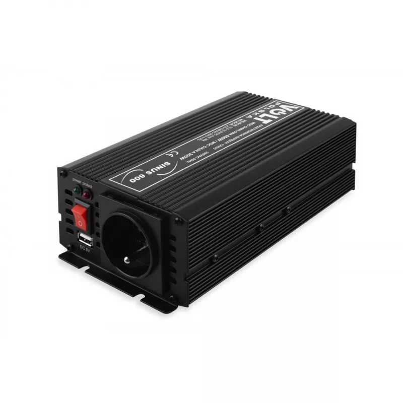 Keitiklis Volt SINUS-600 12V į 230V 300W nuolatinė, 600W pikinė