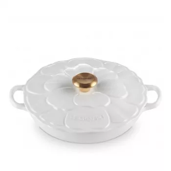 Profesionalus puodas Le Creuset Gourmet 26 cm baltas