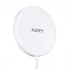 AUEKY Aircore Magnetic LC-A1 belaidis magnetinis QI įkroviklis USB-C 15W Baltas