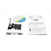 EXSYS 2 prievadų USB 3.2 Gen 1 PCIe plokštė 3A Renesas EX-11192