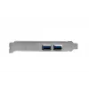 EXSYS 2 prievadų USB 3.2 Gen 1 PCIe plokštė 3A Renesas EX-11192