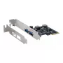 EXSYS 2 prievadų USB 3.2 Gen 1 PCIe plokštė 3A Renesas EX-11192