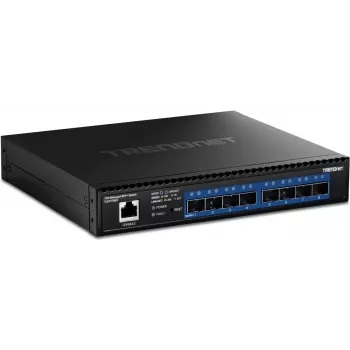 TRENDnet TL2-F7080 8 prievadų 10G valdomas Layer 2 tinklo jungiklis