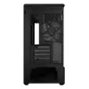 Mini bokso korpusas Lian Li Vector V100R MINI — Mini-ITX/Micro-ATX, grūdintas stiklas, 3x120 mm šoniniai + 1x120 mm galiniai ventiliatoriai, 2x 2,5 colio + 1x 3,5 colio diskų vietos, juodas