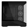 Mini bokso korpusas Lian Li Vector V100R MINI — Mini-ITX/Micro-ATX, grūdintas stiklas, 3x120 mm šoniniai + 1x120 mm galiniai ventiliatoriai, 2x 2,5 colio + 1x 3,5 colio diskų vietos, juodas