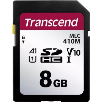 Transcend 410M 8 GB microSDHC UHS-I atminties kortelė (TS8GSDC410M)