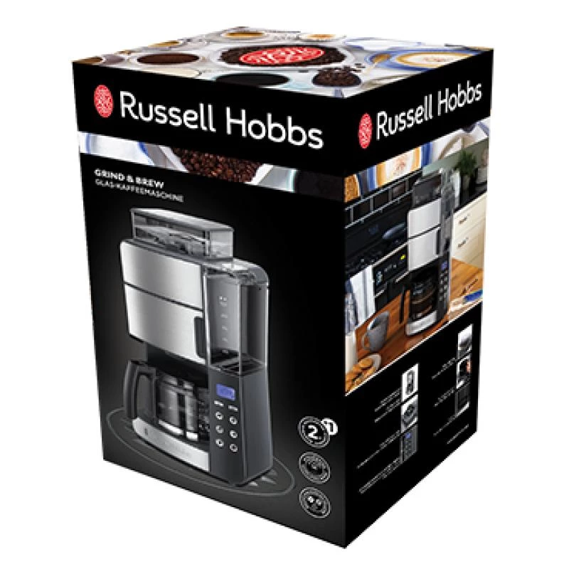 Russell Hobbs kavos aparatas Grind & Brew sidabrinis 25610-56 (25610-56)