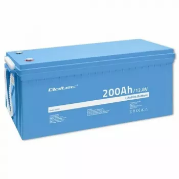 Qoltec 53707 LiFePO4 akumuliatorius 200 Ah 12,8 V