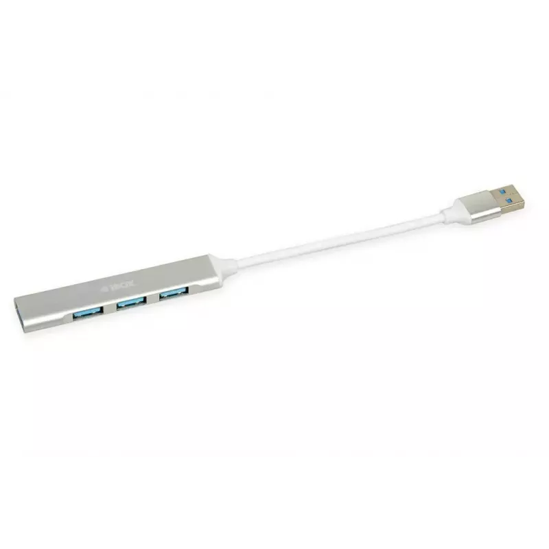 USB mazgas IBOX IUH3FAS — 1× USB 3.0, 3× USB 2.0
