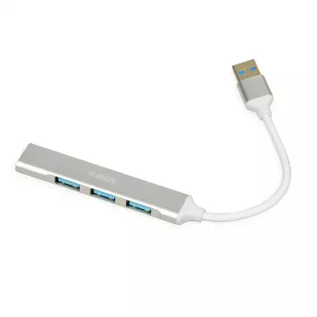 USB mazgas IBOX IUH3FAS — 1× USB 3.0, 3× USB 2.0