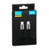 iBOX IKUTC1B USB-C kabelis, 60 W, 1 m, juodas