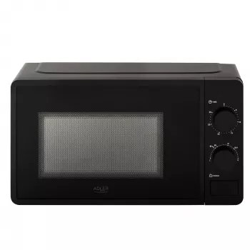 Mikrobangų krosnelė Adler AD 6206, 20 L, 700 W, konvekcija, juoda