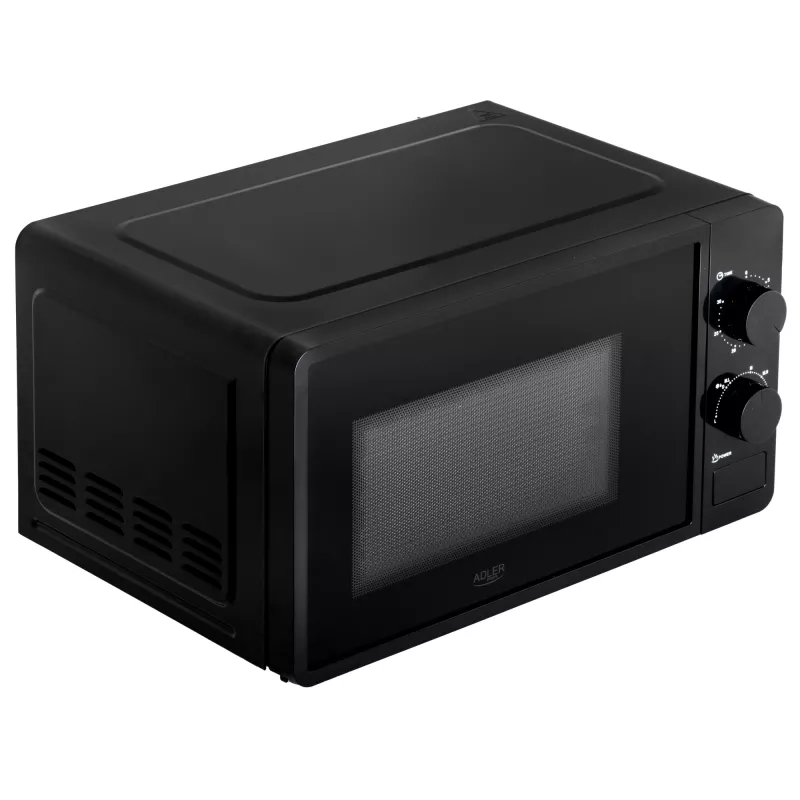 Mikrobangų krosnelė Adler AD 6206, 20 L, 700 W, konvekcija, juoda